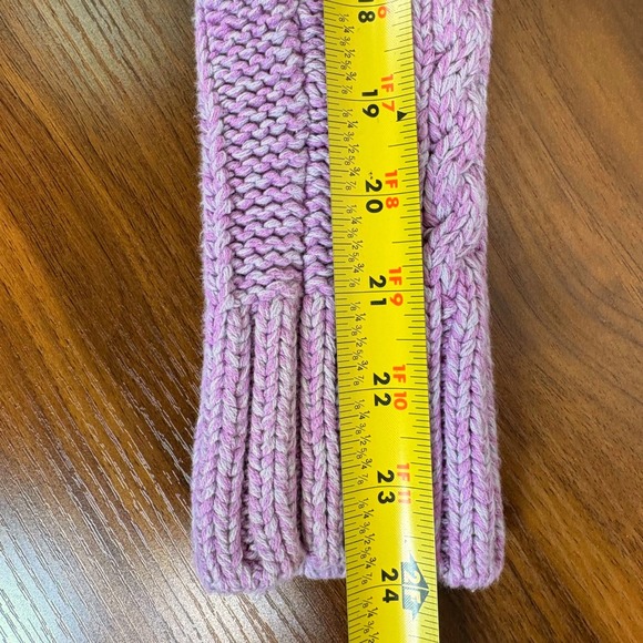 L.L.Bean Pink Cable Knit Full Zip Mock Neck Sweater Jacket Womens XS Cotton‎ - Picture 11 of 13